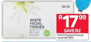 PnP 2 Ply Facial Tissues-180's
