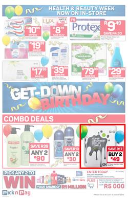 Pick n Pay : Birthday Deals (30 Jul - 05 Aug 2018), page 8