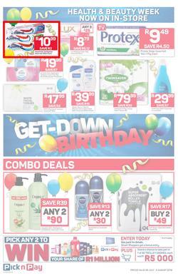 Pick n Pay : Birthday Deals (30 Jul - 05 Aug 2018), page 8