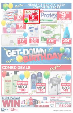 Pick n Pay : Birthday Deals (30 Jul - 05 Aug 2018), page 8