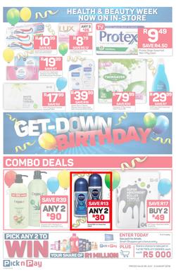 Pick n Pay : Birthday Deals (30 Jul - 05 Aug 2018), page 8