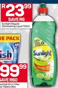 Sunlight Regular Dishwashing Liquid-750ml
