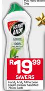 Handy Andy All Purpose Cream Cleaner-750ml Each