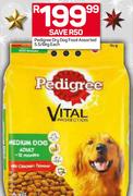Pedigree Dry Dog Food-5.5/6Kg Each