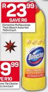 Domestos Multipurpose Thick Bleach-750ml Each