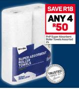 Pnp Super Absorbent Roller Towels-4X2's