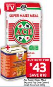 Ace Super Maize Meal-5kg & Top One Corned Meat-300g