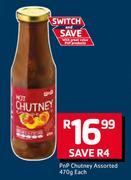 PnP Chutney-470g Each