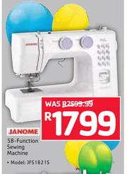 Special Janome 58 Function Sewing Machine JFS1821S — m.guzzle.co.za