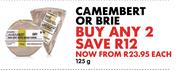 Camembert Or Brie-125g Each