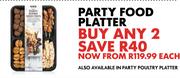 Party Food Platter-Each