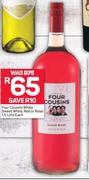 Four Cousins White, Sweet White, Red Or Rose-1.5Ltr Each