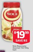 Nola Mayonnaise-750/780g Each