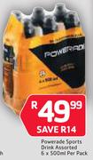 Powerade Sports Drink-6x500ml Per Pack