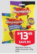 Maynards Gums Or Jellies-125g Each