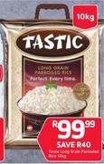Tastic Long Grain Parboiled Rice-10kg