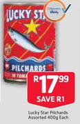 Lucky Star Pilchards-400g Each