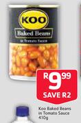 Koo Baked Beans In Tomato Sauce-410g