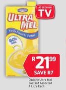 Danone Ultra Mel Custard-1Ltr Each
