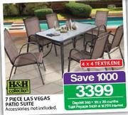 H&H Collection 7 Piece Las Vegas Patio Suite