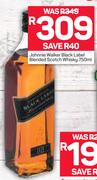 Johnnie Walker Black Label Blended Scotch Whisky-750ml