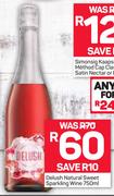 Delush Natural Sweet Sparkling Wine-750ml