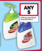Lifebuoy Hand Wash Assorted-5 x 200ml