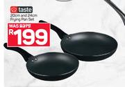 Taste 20cm & 24cm Frying Pan Set
