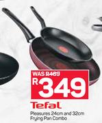 Tefal Pleasures 24cm & 32cm Frying Pan Combo