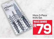 Mono 3 Piece Knife Set