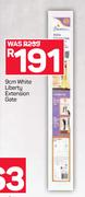 Libert Extension Gate White-9cm