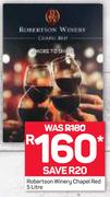 Robertson Winery Chapel Red-5L