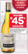 Boschendal Blanc De Noir,Le Bouquet Or Boschen Blanc-750ml Each