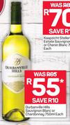 Durbanville Hills Sauvignon Blanc Or Chardonnay-750ml Each