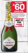 JC Le Roux Le Domain, La Fleurette Or Le Chanson (Including Non-Alcoholic)-750ml Each