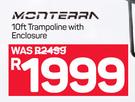 Monterrn 10Ft Trampoline With Enclosure