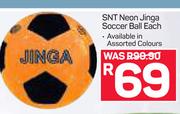SNT Neon Jinga Soccer Ball-Each