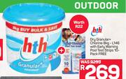 Hth Dry Granular + Chlorine 8kg-L146 With Early Warning