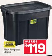 Addis 68Ltr Black Roughtote