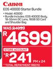 Canon EOS 4000D Starter Bundle