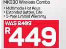 Logitech MK330 Wireless Combo