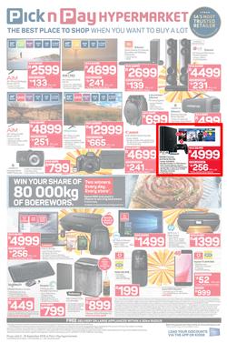 Pick n Pay Hyper : Sizzling Summer Savings (03 Sep - 16 Sep 2018), page 8