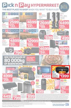 Pick n Pay Hyper : Sizzling Summer Savings (03 Sep - 16 Sep 2018), page 8