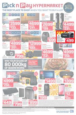 Pick n Pay Hyper : Sizzling Summer Savings (03 Sep - 16 Sep 2018), page 8