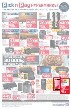 Pick n Pay Hyper : Sizzling Summer Savings (03 Sep - 16 Sep 2018), page 8