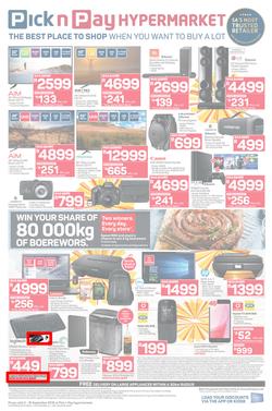 Pick n Pay Hyper : Sizzling Summer Savings (03 Sep - 16 Sep 2018), page 8