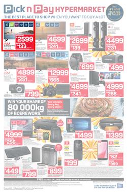 Pick n Pay Hyper : Sizzling Summer Savings (03 Sep - 16 Sep 2018), page 8