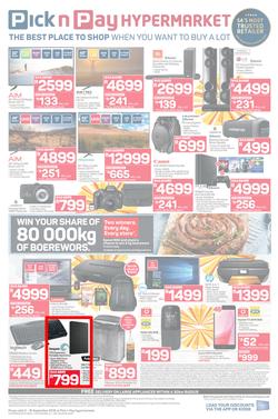 Pick n Pay Hyper : Sizzling Summer Savings (03 Sep - 16 Sep 2018), page 8