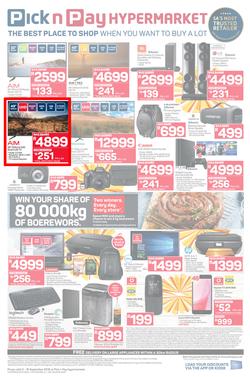Pick n Pay Hyper : Sizzling Summer Savings (03 Sep - 16 Sep 2018), page 8