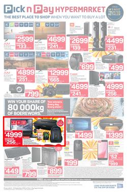 Pick n Pay Hyper : Sizzling Summer Savings (03 Sep - 16 Sep 2018), page 8